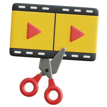 Film Editing 3d Illustration png