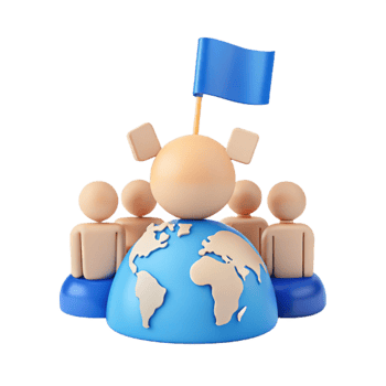 Global Community and Cooperation Reaching New Heights png