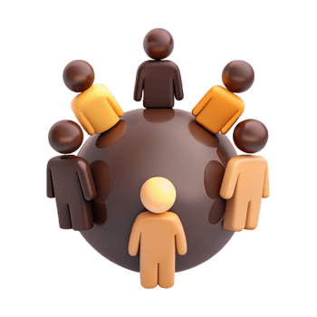 Global Community Diverse People United Around the World png