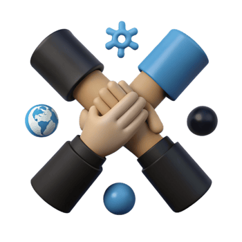 Teamwork, Collaboration, and Partnership Working Together for Success png