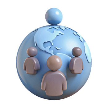Global Connection People and Earth png