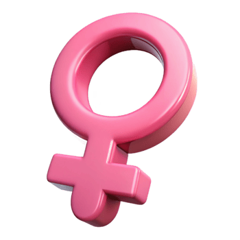 Pink Female Symbol Illustration png