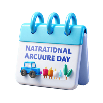 Celebrate National Arcuure Day with a Fun Calendar Illustration png