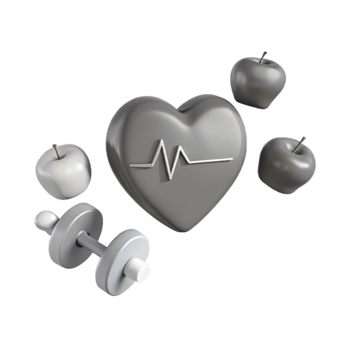 Healthy Lifestyle Heart, Fitness, and Nutrition png