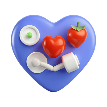 Healthy Lifestyle Heart, Exercise, Nutrition, and Wellness png