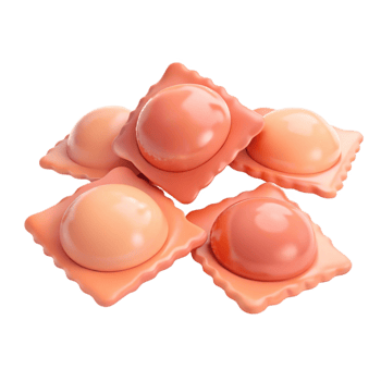 Square Shaped Food with Rounded Center png