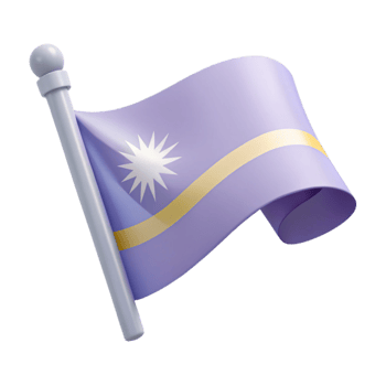Waving Flag of a Pacific Island Nation png