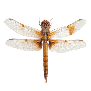 Dragonfly fly full body isolate on transparency background png