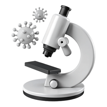 Microscope and Viruses Exploring the Micro World png