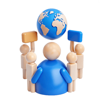 Global Community of People png