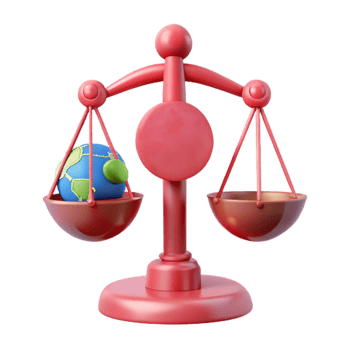 Balancing the Scales The Earth on One Side png