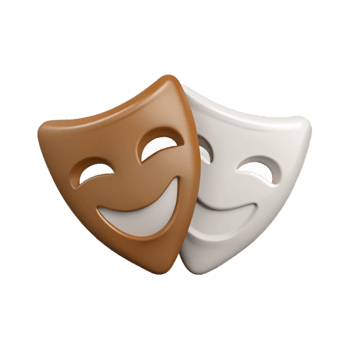 Comedy and Tragedy Masks A Symbol of Theater and Performance png