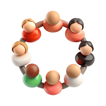Diversity and Inclusion A Circle of People png