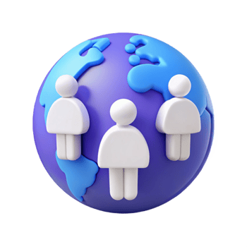 Global Connection People Around the World png