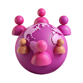Global Community and Connection People Around the World png