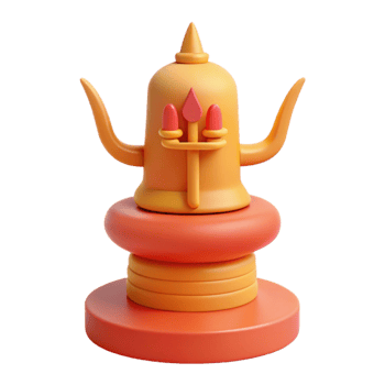 3D Rendered Illustration of a Religious Symbol with a Trident png