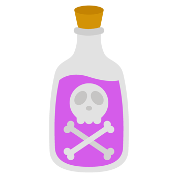 bottle of poison png