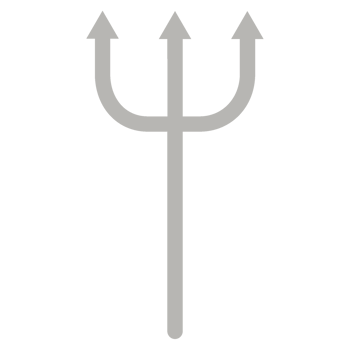 Illustration of a Trident Symbol png