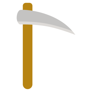 Illustration of a Scythe Tool png