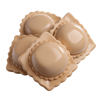 Four Delicious Ravioli Ready to Eat png
