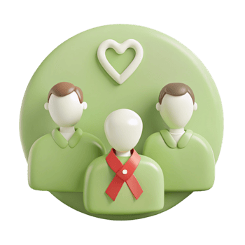 Supporting Others with Compassion and Care A 3D Illustration png