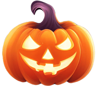 a halloween pumpkin on transparent background png