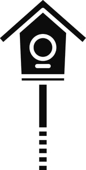 Bird House Illustration Icon vector