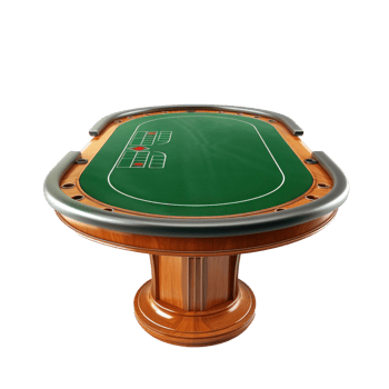 Poker Table isolate on transparency background png