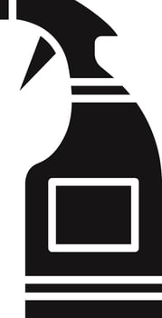 Cleaning Spray Illustration Icon vector
