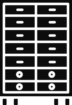 Rack Illustration Icon vector