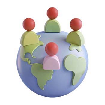 Global Community People Around the World png
