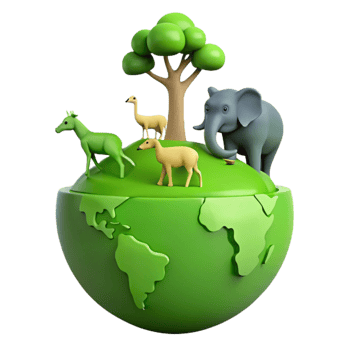 Protect Wildlife on Earth Save the Environment png