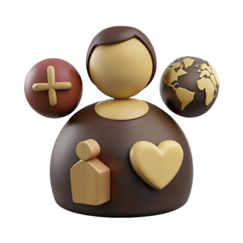 3D Icon Person, Globe, Heart, Home, Plus Sign png