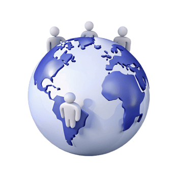 Global Collaboration and Unity People Around the World png