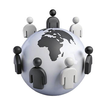 Global Community People United Around the World png