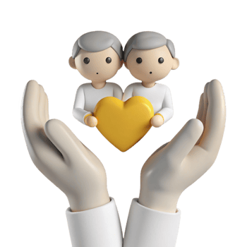 Protecting Love and Companionship A Heartfelt Illustration png