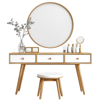 Dressing Table Vanity isolate on transparency background png