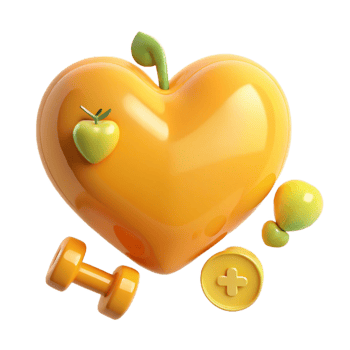 Healthy Lifestyle Heart, Fitness, and Wellness png