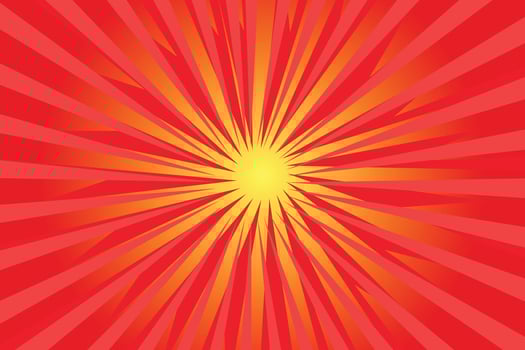 Pop Art background with light effect vector
