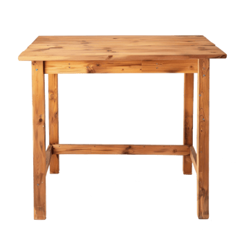 Craft Table front view full length isolate on transparency background png