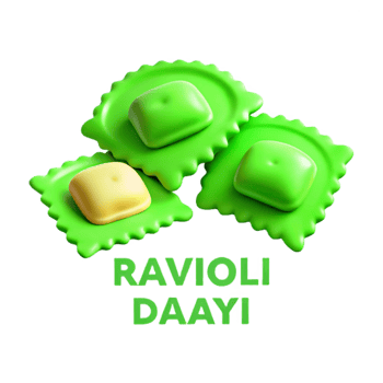 Green and Yellow Ravioli png