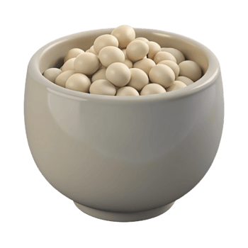 White Round Objects in a Bowl png