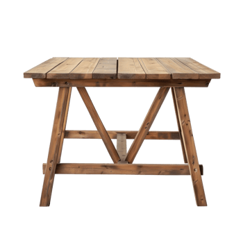 Patio Table front view full length isolate on transparency background png