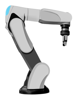 White robotic arm png