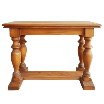 Hall Table front view full length isolate on transparency background png