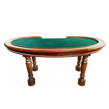 Poker Table isolate on transparency background png