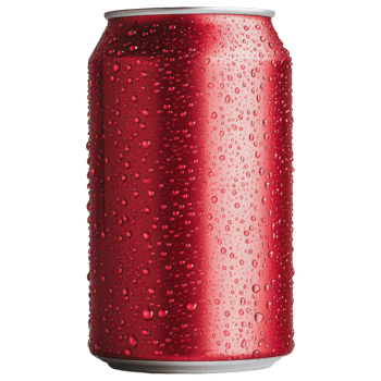 A can of soda with water droplets on it png