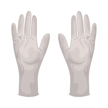 Illustration of safety gloves vector
