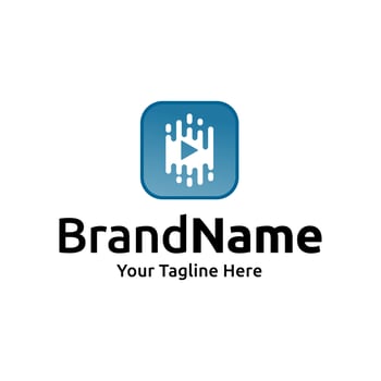 A logo for a company that is called brand name vector