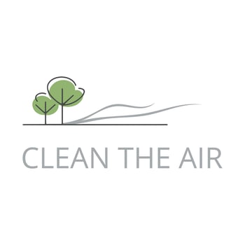 Minimalist Clean The Air T Shirt Design, Reduce Air Pollution T Shirt Design vector